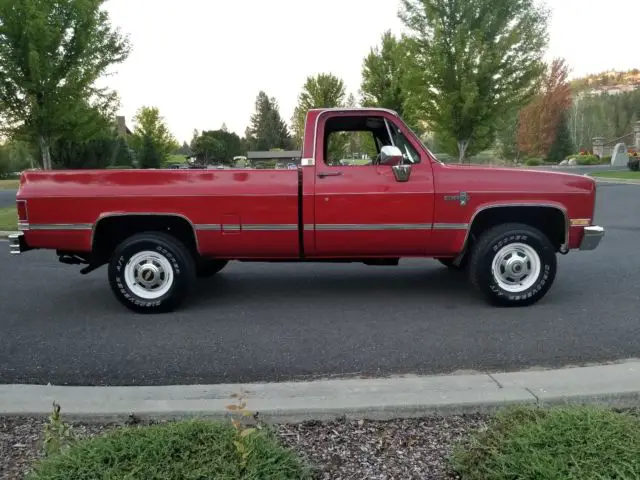 1985 chevrolet k20 silverado standard cab pickup