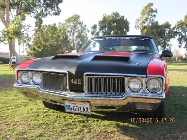 1970 oldsmobile 442 w30 clone automatic convertible