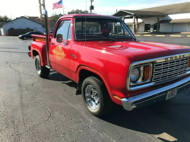1978 dodge ram d100 "little red express" truck