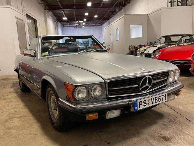 1984 mercedes-benz 500sl in bennington, vermont