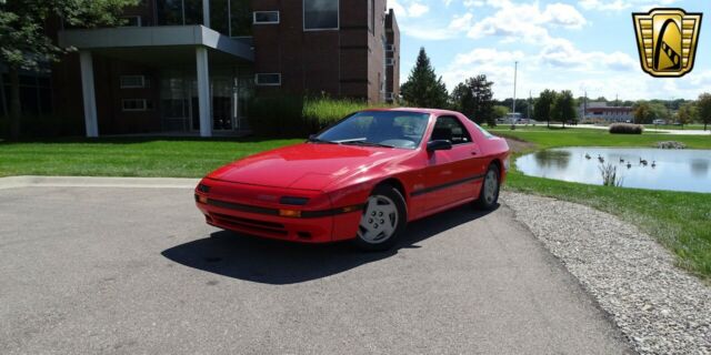 red 1986 mazda rx7 coupe 1.3l r f 3 speed automatic available now!