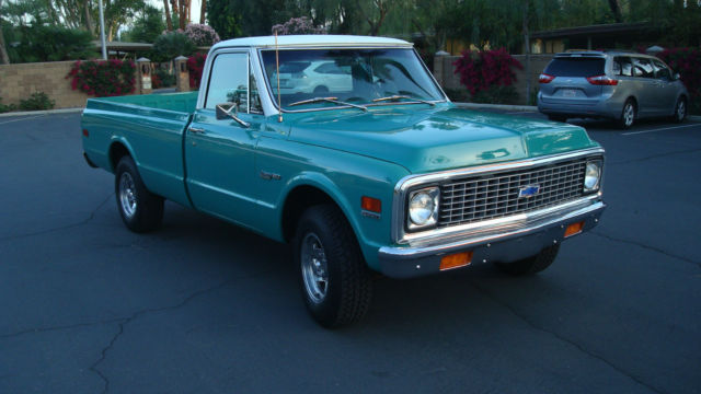 1972 chevy c20 pickup. fully restored. none nicer 350 auto trans ps/pb runs xlnt