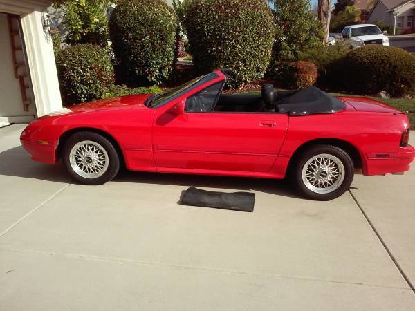 1991 mazda rx7, convertible, all orginal, smog, loaded, rare, l@@k!
