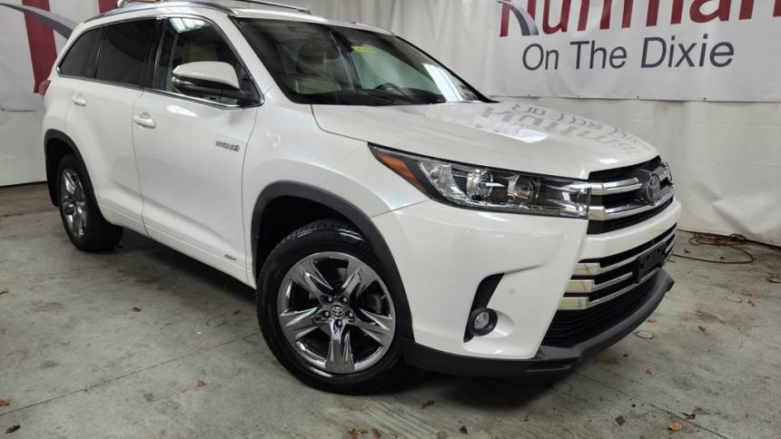 2019 toyota highlander hybrid limited