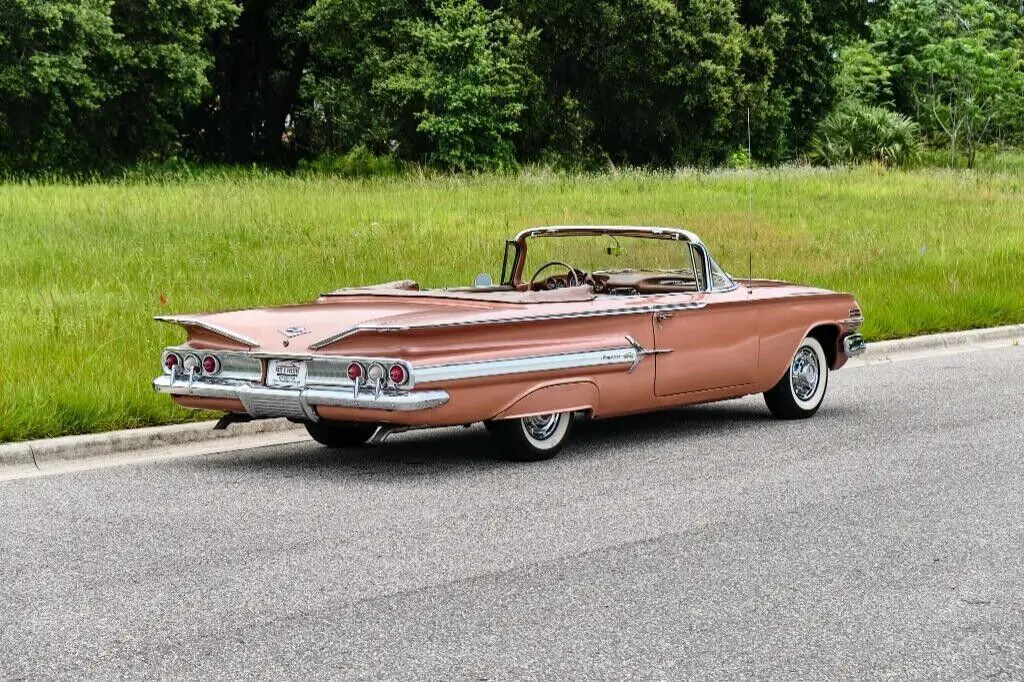 1960 chevrolet impala convertible sunstan copper poly