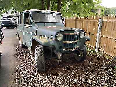 1961 jeep willys coupe green fwd manual