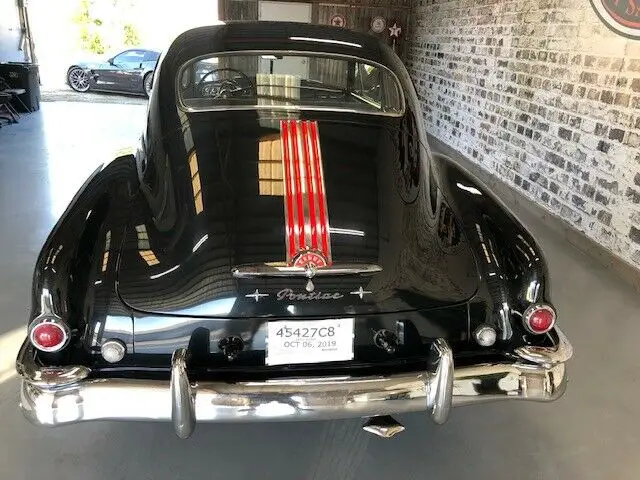 1950 pontiac streamliner silver 8 streak deluxe coupe