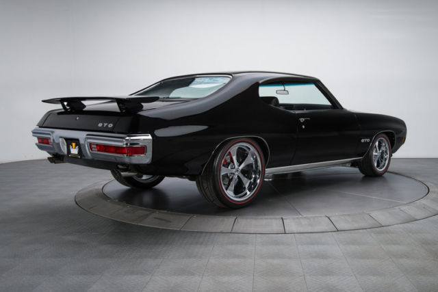 1970 pontiac gto 14 miles black hardtop ls3 6.2l v8 6 speed manual