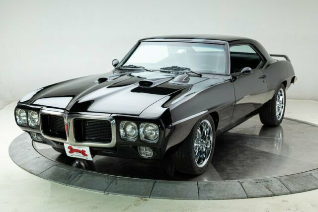 1969 pontiac firebird 400 v8 4 speed manual coupe midnight black