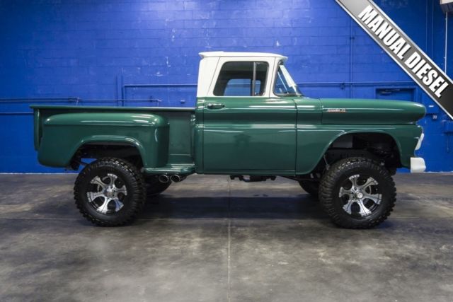 1961 chevrolet apache 10 4wd lifted truck with upgraded diesel conversion