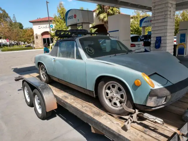 1974 porsche 914 original l96m marathon blue