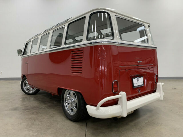 1975 volkswagen type 1 23 window samba 62784 miles red 1600cc manual