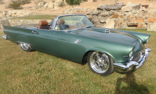 1957 ford thunderbird custom resto mod - 57 t bird street rod