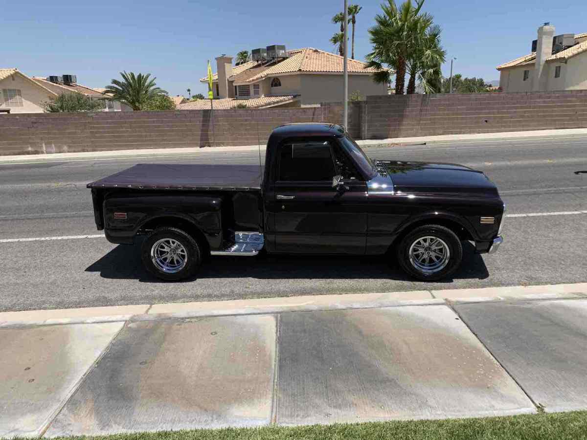 1971 chevrolet pickup pickup purple rwd automatic c10 stepside