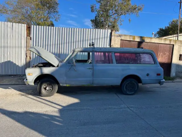 1968 gmc suburban suv grey 4wd manual k10 4x4