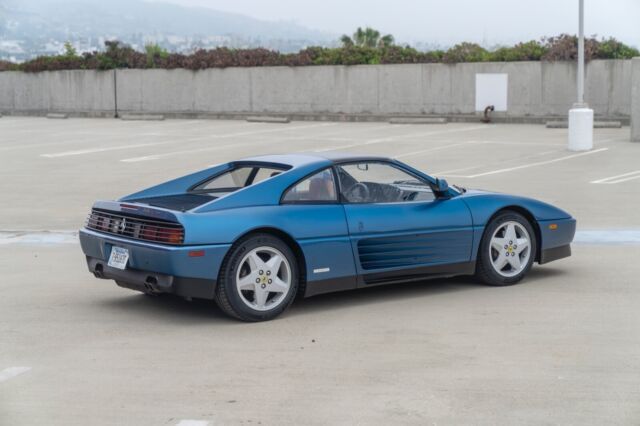 rare blue chiaro metallic 1991 ferrari 348 ts challenge manual