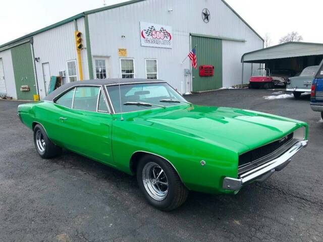 1968 dodge charger r/t, 440 engine, 727 auto, ps 4w pdb ac build sheet, restored