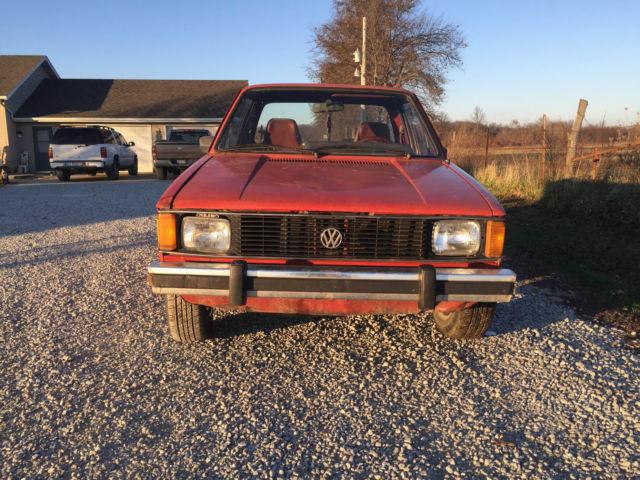 1982 volkswagen rabbit pickup base standard cab pickup 2-door 1.6l