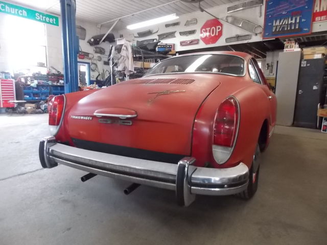 1973 vw karmann ghia coupe survivor, 48,000 miles