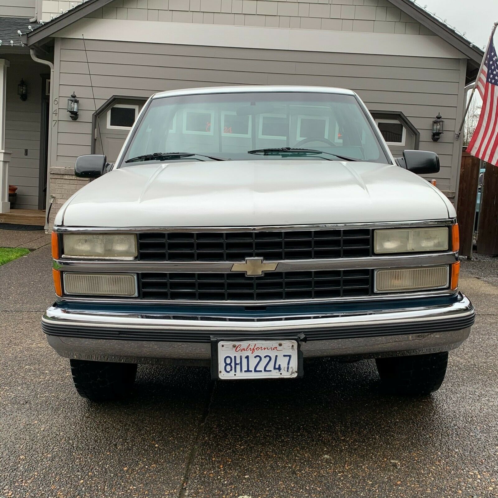 1991 chevrolet silverado short bed stepside v8 obs chevy truck c/k 1500 134k 5.7