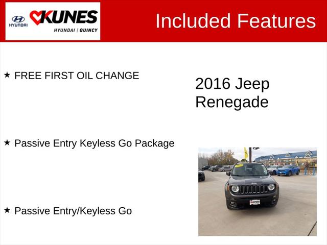 2016 jeep renegade latitude
