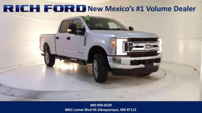 2018 ford f-250 super duty xlt 4x4 xlt 4dr crew cab 8 ft. lb pickup for sale in albuquerque, new mexico