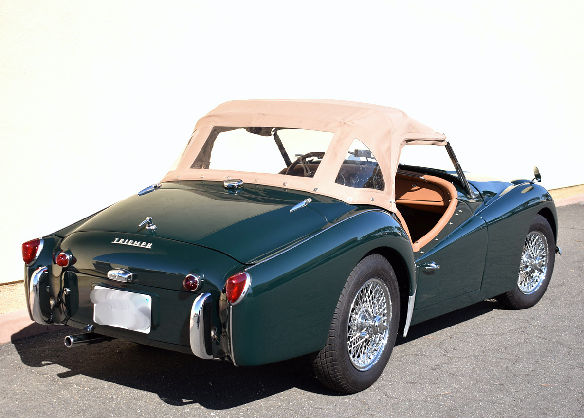 1958 triumph tr3a 4-speed w/overdrive