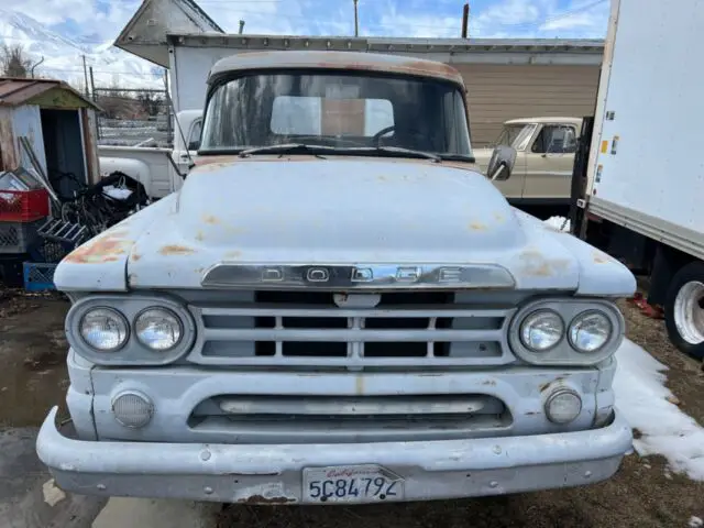 vtg 1959 dodge d200 w/utility bed