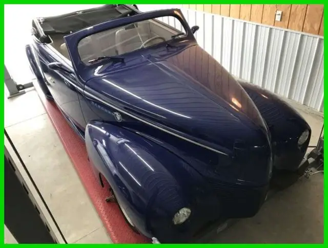 1940 mercury convertible 350 engine with front runner system 3-speed leather ia