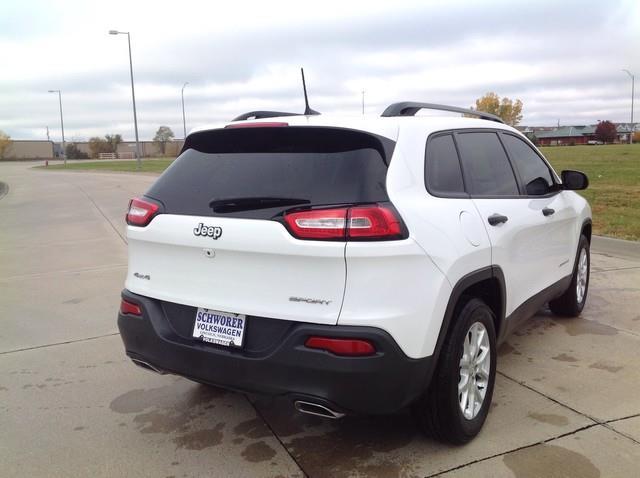 2016 jeep cherokee sport 4x4 sport 4dr suv for sale in lincoln, nebraska