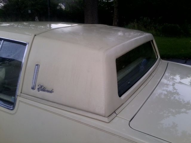 1982 cadillac eldorado triple yellow leather 88k original miles no reserve