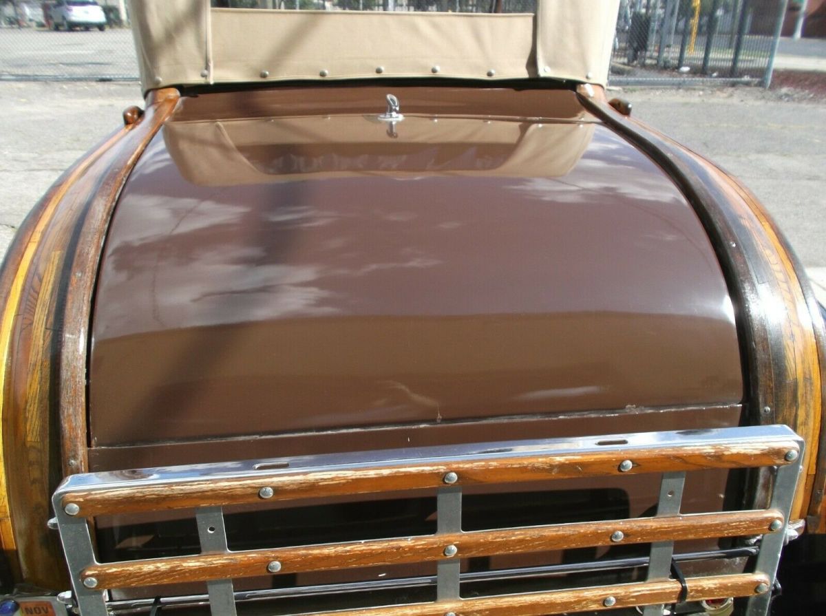 1928 ford model 'a' woodie roadster convertible (no reserve auction)