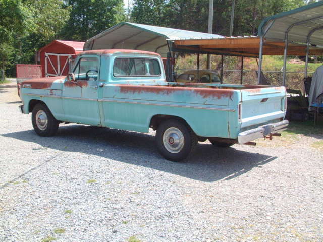 1967 ford f-100 truck, rare find straight from the farm, good driver v-8 eng