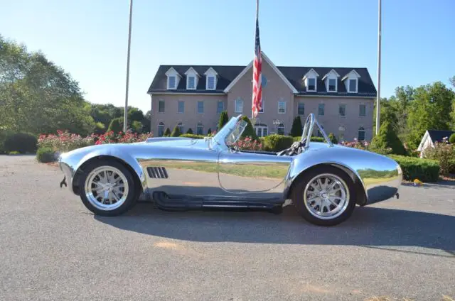 kirkham cobra - polished aluminum body with supercharged shelby 468 fe at 750+hp