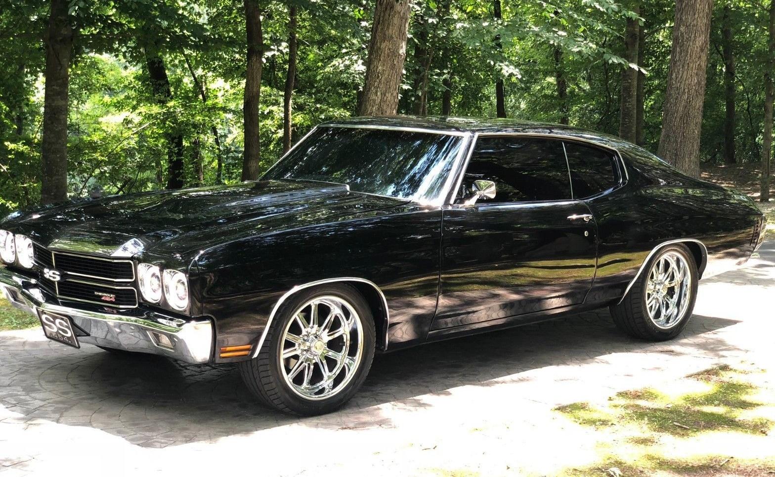 1970 chevrolet chevelle ss 454 black