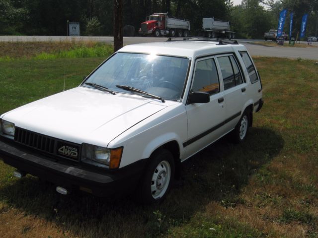 1986 toyota tercel 4wd wagon 53 k original