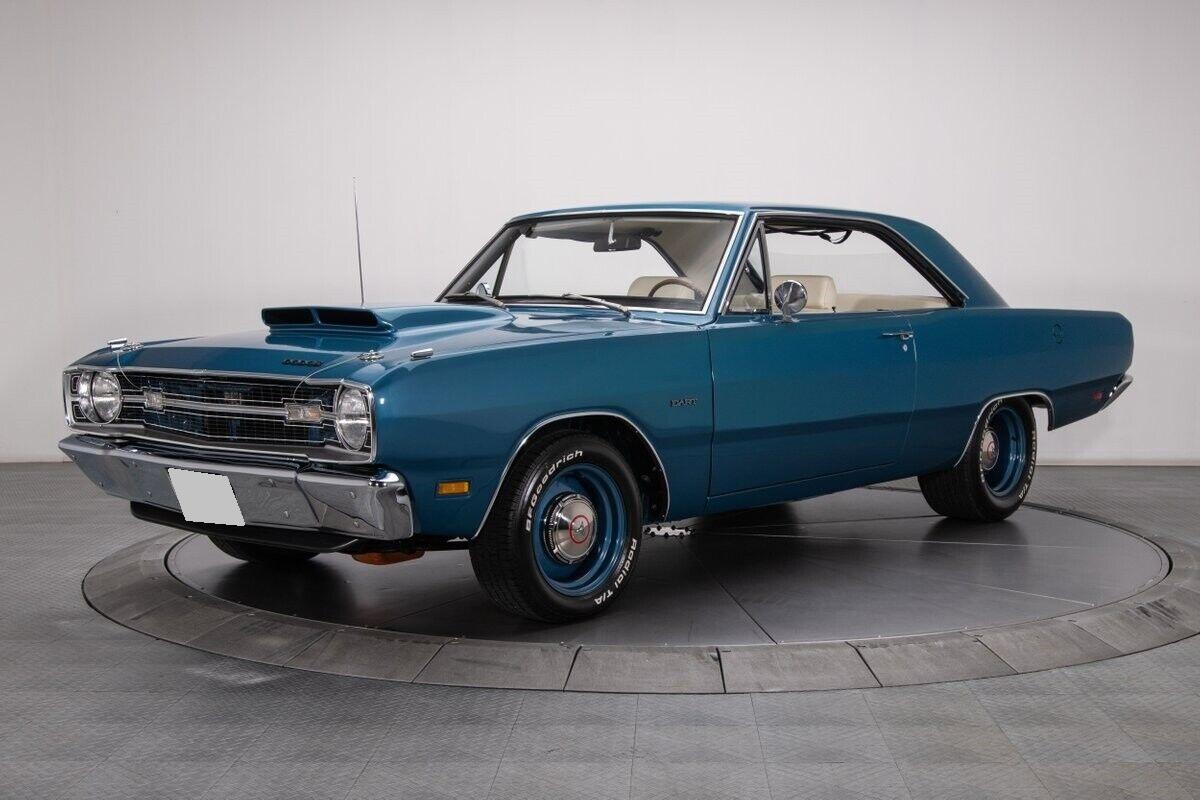 1969 dodge dart muscle car six pack 440 v8