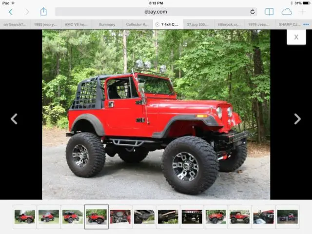 86 jeep cj-7 customized hybrid
