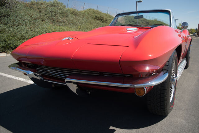 1964 chevrolet corvette sting ray 49045 miles red convertible powerglide automa