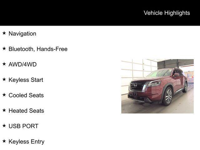 2022 nissan pathfinder platinum