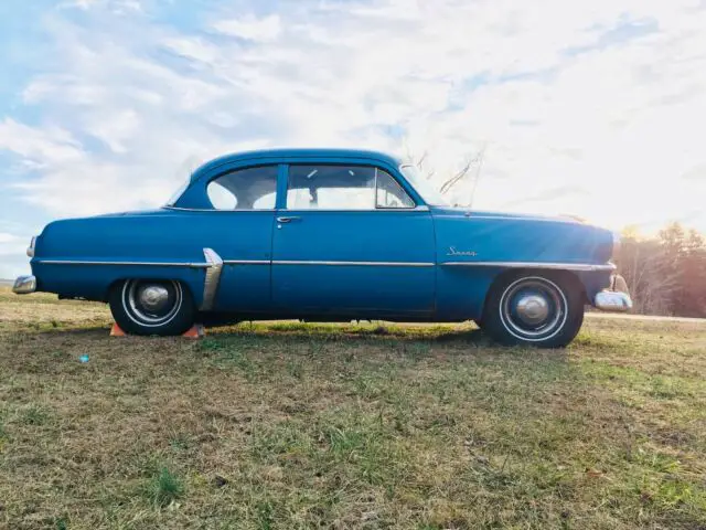 1954 plymouth savoy 2 door coupe 6 cyl 3 spd manual trans rat rod potential !