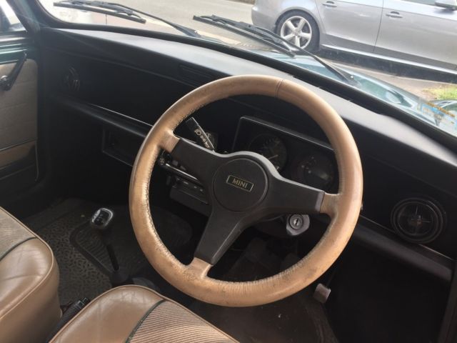 rare 1992 mini british open 1.3 with full length sunroof and leather