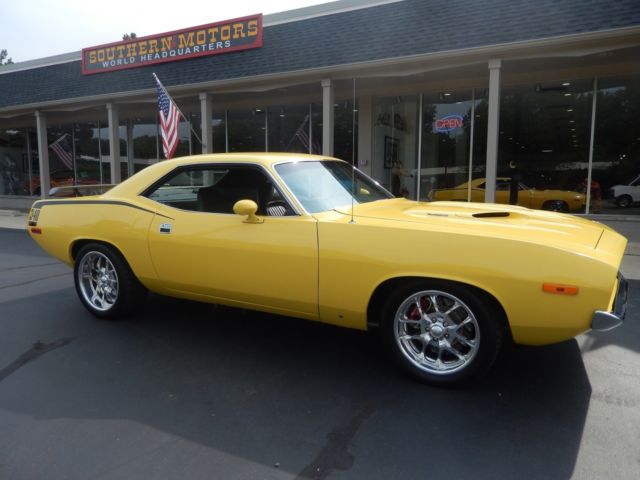 1972 plymouth cuda lemon twist 408 stroker 4 wheel disc brakes