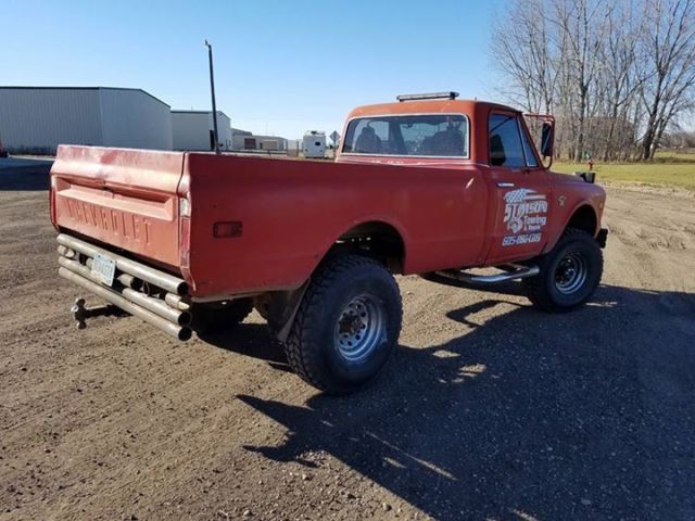1968 chevrolet k20 ls 5.3, new turbo 350. 4x4. custom built.37in tires 9ft plow