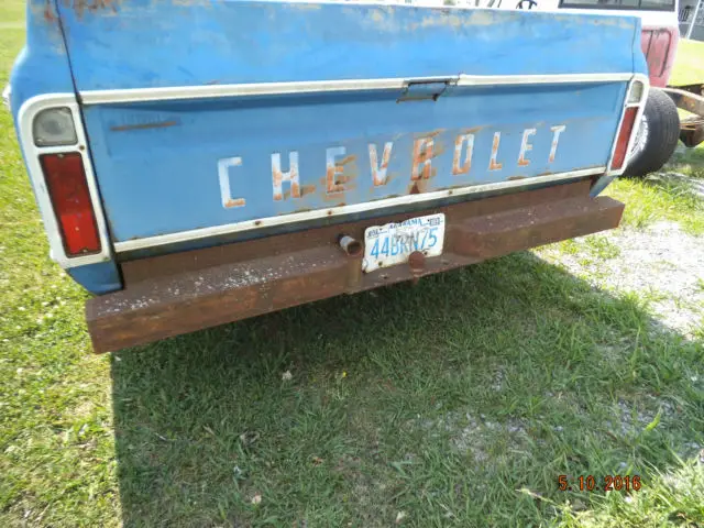1971 chevrolet v8 auto ps pdb chevy solid truck good candidate 4 swb conversion