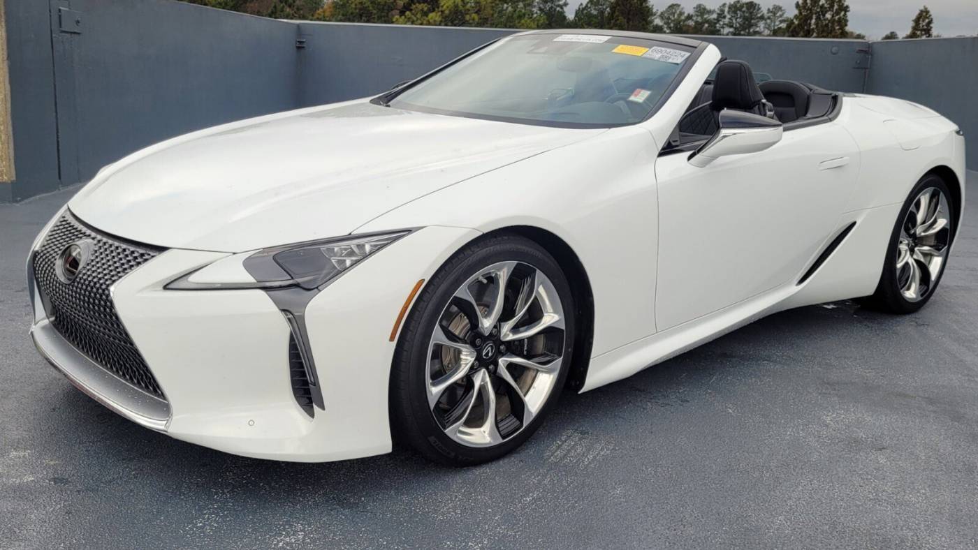 used 2021 lexus lc 500 convertible base $79,850great deal 14,448 mi. location: roswell