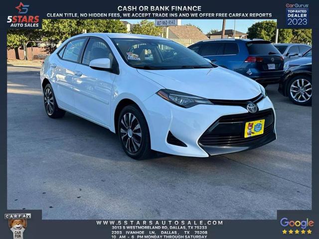 2017 toyota corolla l