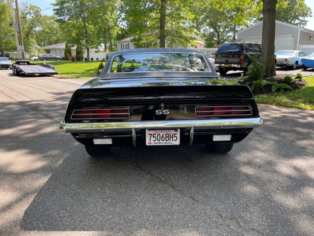 1969 chevrolet camaro ss coupe black rwd automatic ss rs