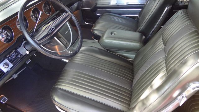 1969 ford thunderbird, 2 door, restored, red with black vinyl top & black seats