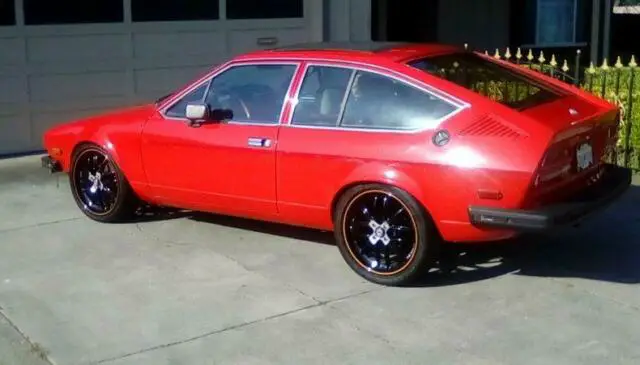 1978 alfa romeo alfetta gtv clean title 109722 miles red coupe 4 cyl manual